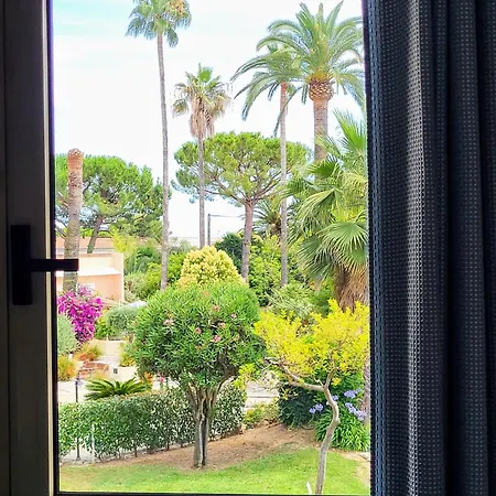 Beau T2 A Golfe-juan Vue Piscines Parc Tropical Du Golf Proches Plages * Vallauris